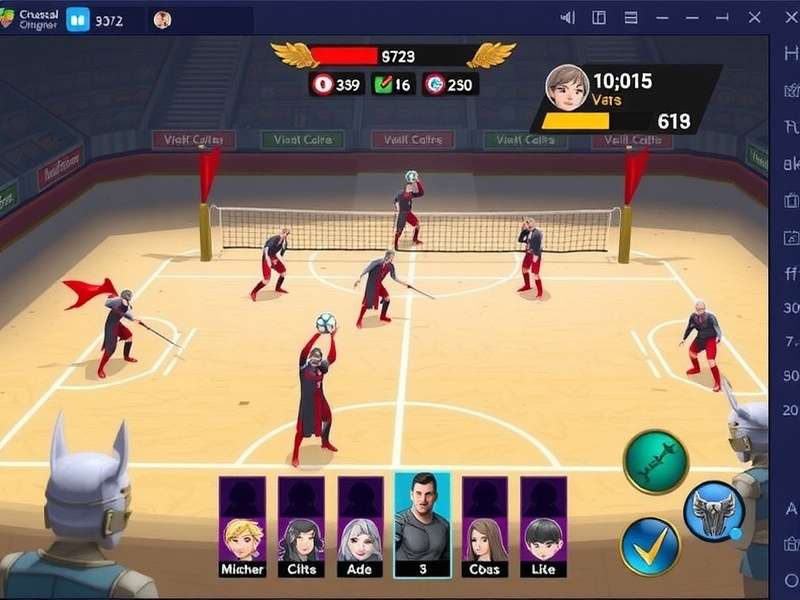 Crusader Volley Champion Gameplay Screenshot